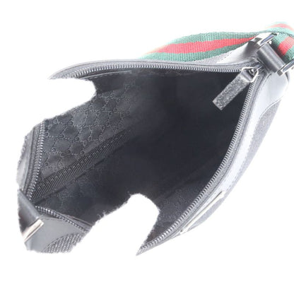 Gucci Sherry Line 92820 Leather Canvas One Shoulder Bag Shoulder Genuine