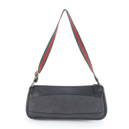 Gucci Sherry Line 92820 Leather Canvas One Shoulder Bag Shoulder Genuine