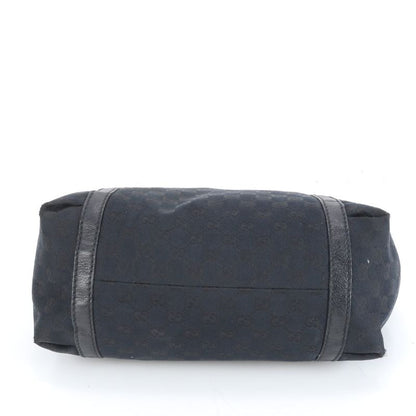 Gucci GG Canvas Sherry Line 211936 Leather Tote Bag Shoulder Genuine Leather