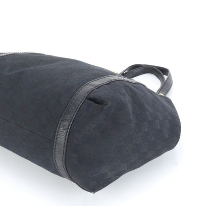 Gucci GG Canvas Sherry Line 211936 Leather Tote Bag Shoulder Genuine Leather