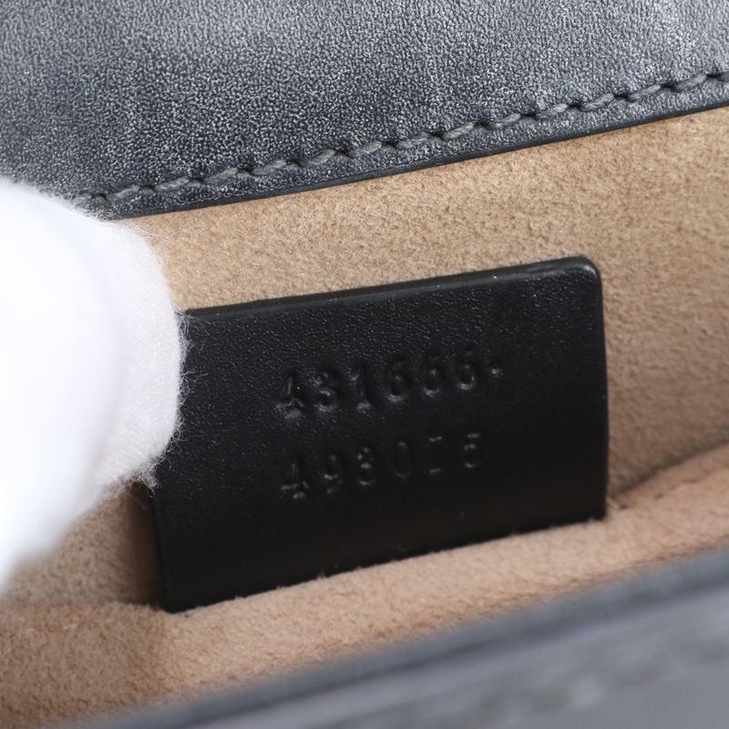 Gucci Sylvie Small 431666 Leather 2WAY Chain Shoulder Bag Crossbody Sherry Line