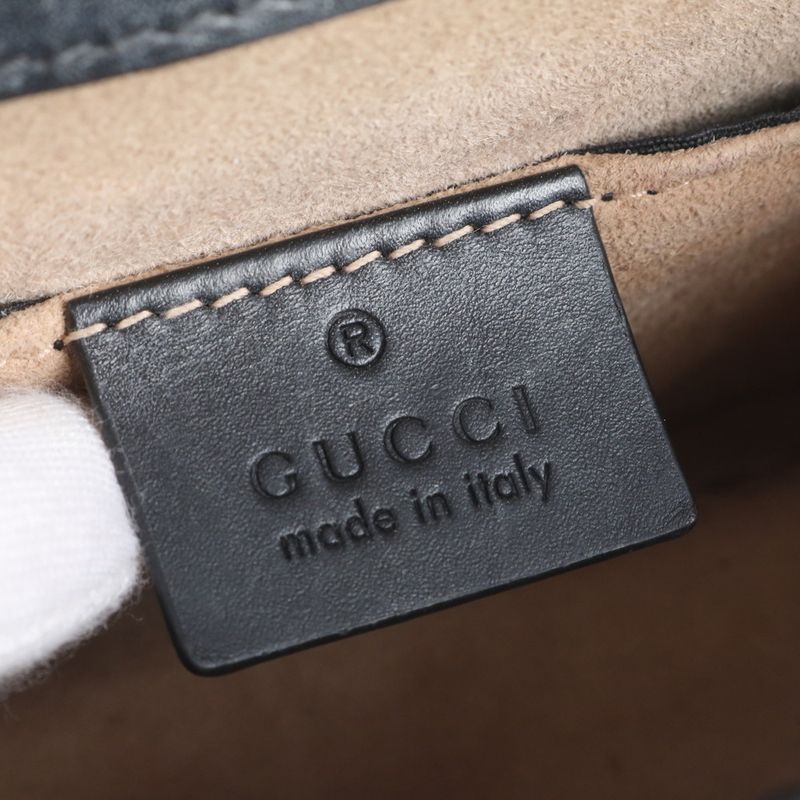 Gucci Sylvie Small 431666 Leather 2WAY Chain Shoulder Bag Crossbody Sherry Line