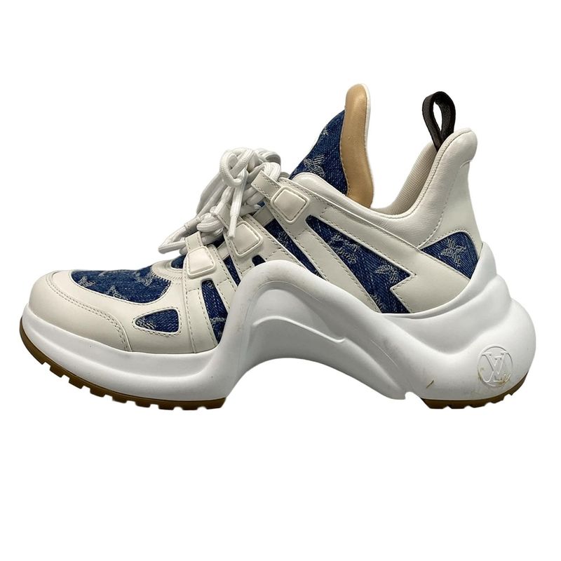 Louis Vuitton Sneakers 38 Women's LV Arclight Sneakers 1ahcsz Blue Nautical