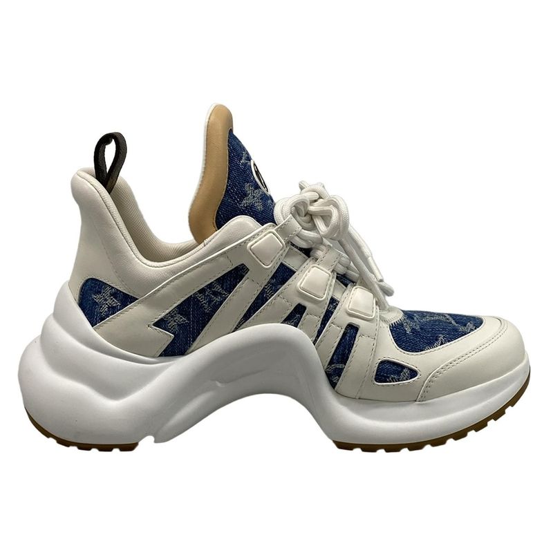 Louis Vuitton Sneakers 38 Women's LV Arclight Sneakers 1ahcsz Blue Nautical