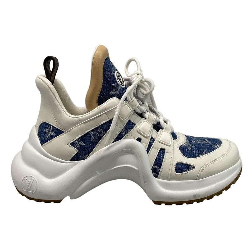 Louis Vuitton Sneakers 38 Women's LV Arclight Sneakers 1ahcsz Blue Nautical