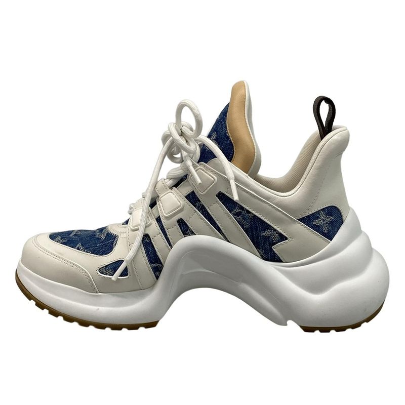 Louis Vuitton Sneakers 38 Women's LV Arclight Sneakers 1ahcsz Blue Nautical