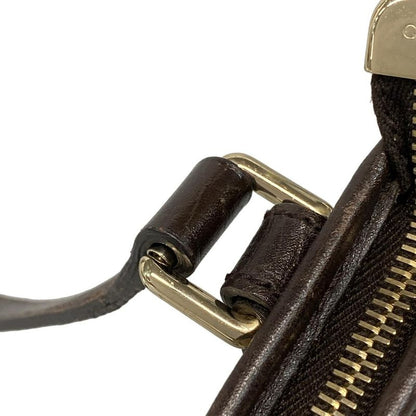 Gucci Shoulder Bag GG Pattern Sherry (web) 144388 Dark Brown X Beige X Multi