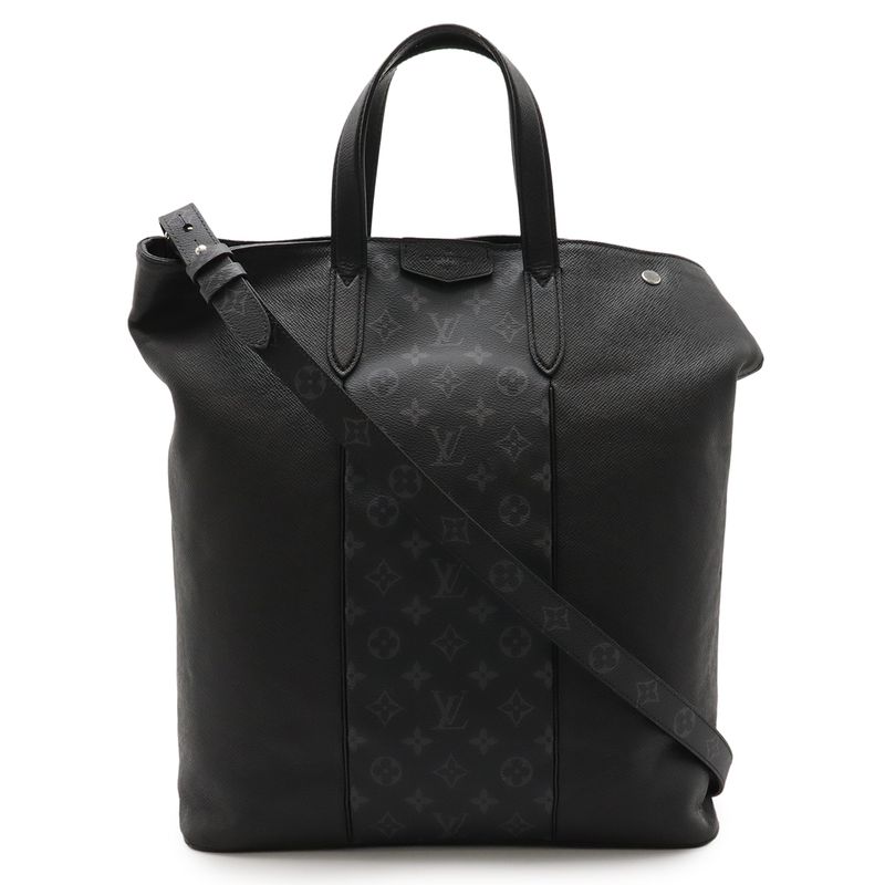 Louis Vuitton Taigarama Eclipse City Tote Bag Large Tote Vertical Shoulder