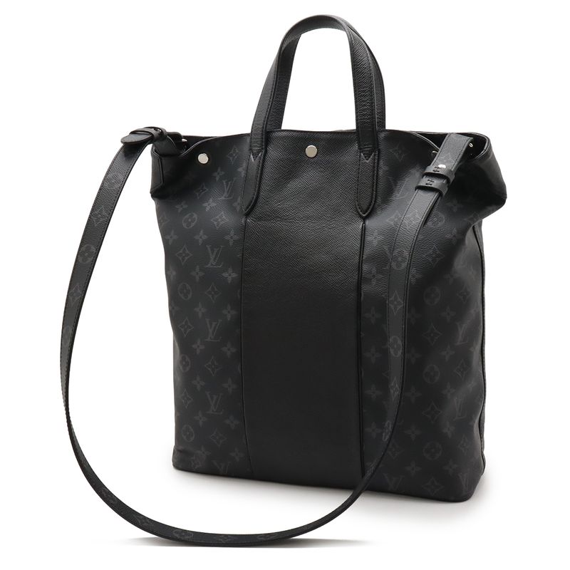 Louis Vuitton Taigarama Eclipse City Tote Bag Large Tote Vertical Shoulder