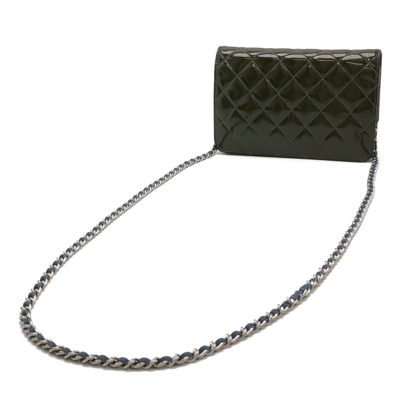 Chanel Brilliant Matelasse Chain Wallet Chain Shoulder Pochette Crossbody