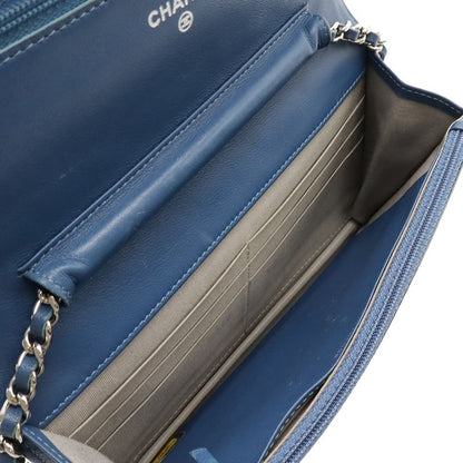 Chanel Brilliant Matelasse Chain Wallet Chain Shoulder Pochette Crossbody