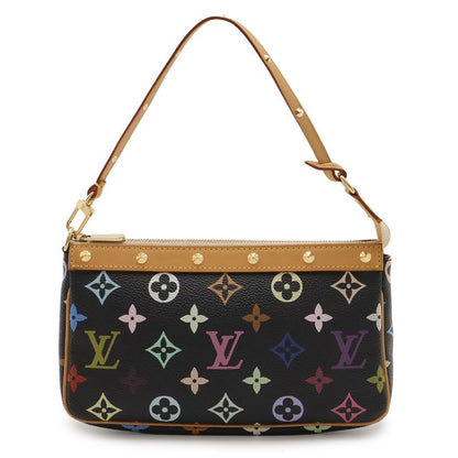 Louis Vuitton Monogram Multicolor Pochette Accessory Pouch Noir Black M92648