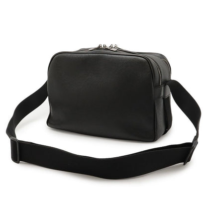 Louis Vuitton Taiga Reporter PM Shoulder Bag Crossbody Leather Ardoise Black