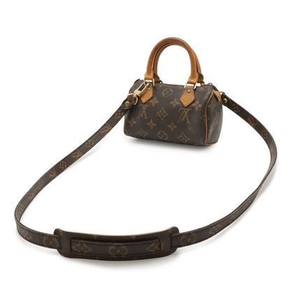 Louis Vuitton Monogram Mini Speedy Handbag Mini Bag Pouch Accessory Case 2way