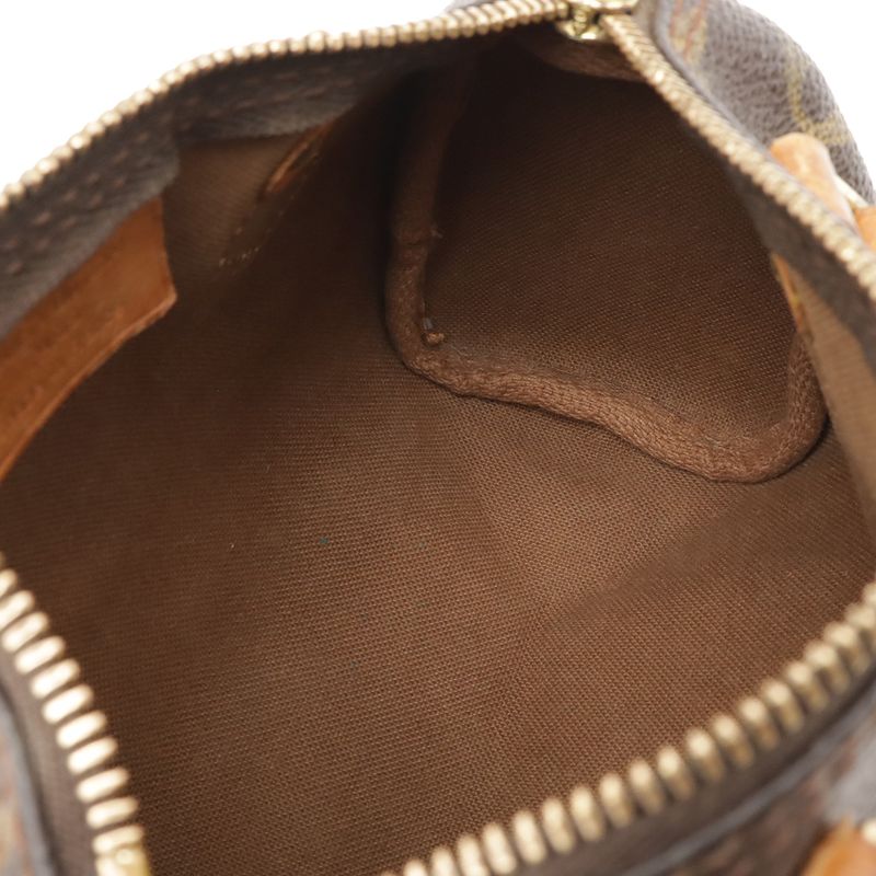 Louis Vuitton Monogram Mini Speedy Handbag Mini Bag Pouch Accessory Case 2way