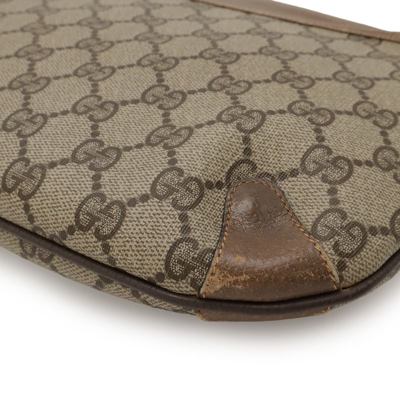 Gucci Old Gucci GG Plus Sherry Line Shoulder Bag Pochette 2way Clutch Bag PVC