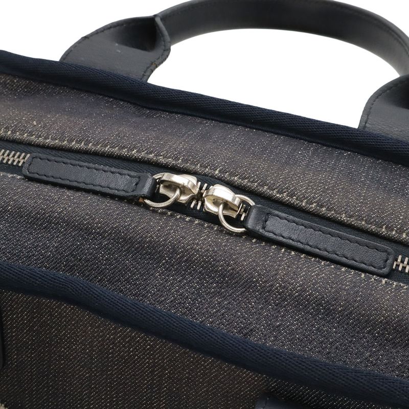 Chanel Deauville Line Beau Ring Bag Handbag 2way Chain Shoulder Bag Denim Navy