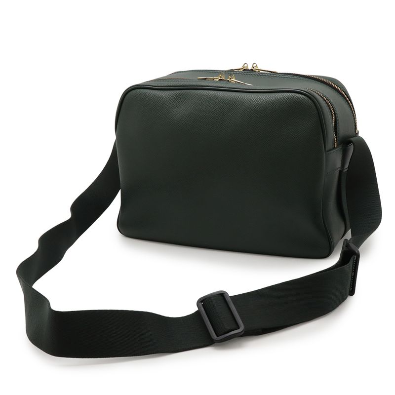 Louis Vuitton Taiga Reporter PM Shoulder Bag Crossbody Leather Epi Seare Dark