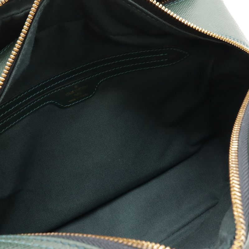 Louis Vuitton Taiga Reporter PM Shoulder Bag Crossbody Leather Epi Seare Dark