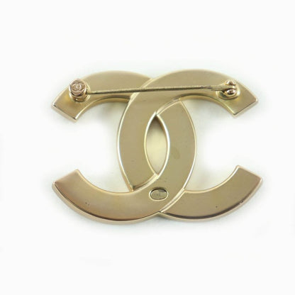 Chanel Chanel A21 C Rhinestone Brooch Gold Box Storage Bag