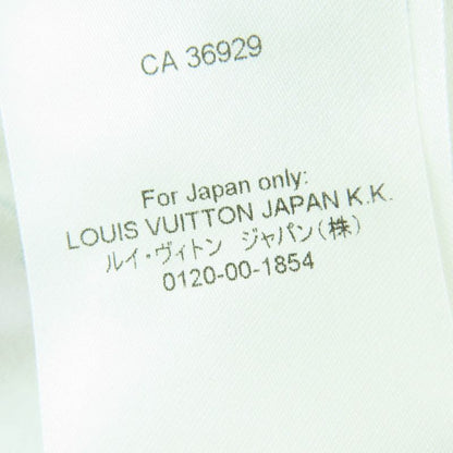 Louis Vuitton 22ss 100% Cotton Monogram Short Sleeve T-Shirt White Multicolor S