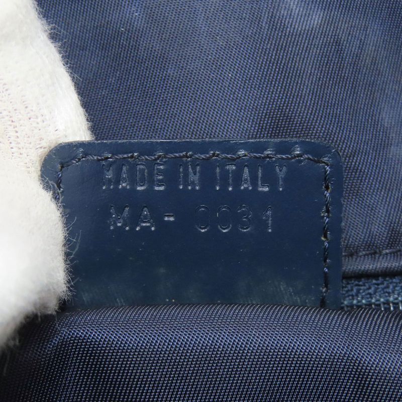 Christian Dior Double Saddle Trotter Pattern Handbag Canvas Women's