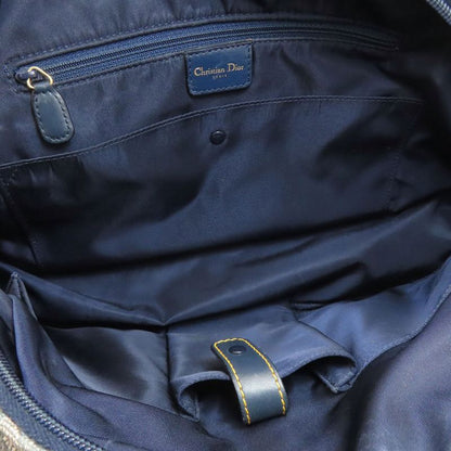 Christian Dior Double Saddle Trotter Pattern Handbag Canvas Women's