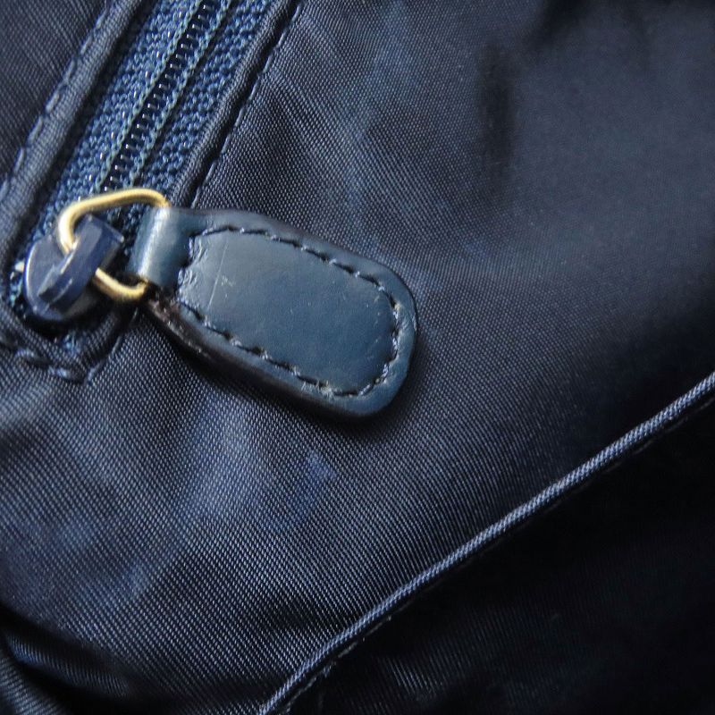 Christian Dior Double Saddle Trotter Pattern Handbag Canvas Women's