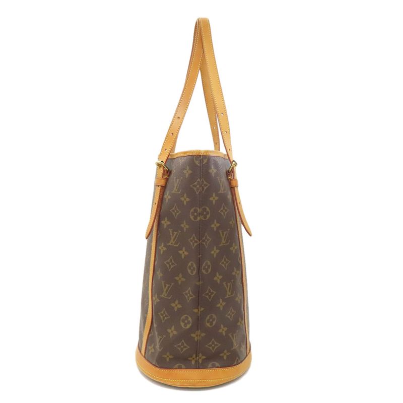 Louis Vuitton M42236 Bucket GM Tote Bag Monogram Canvas Women's
