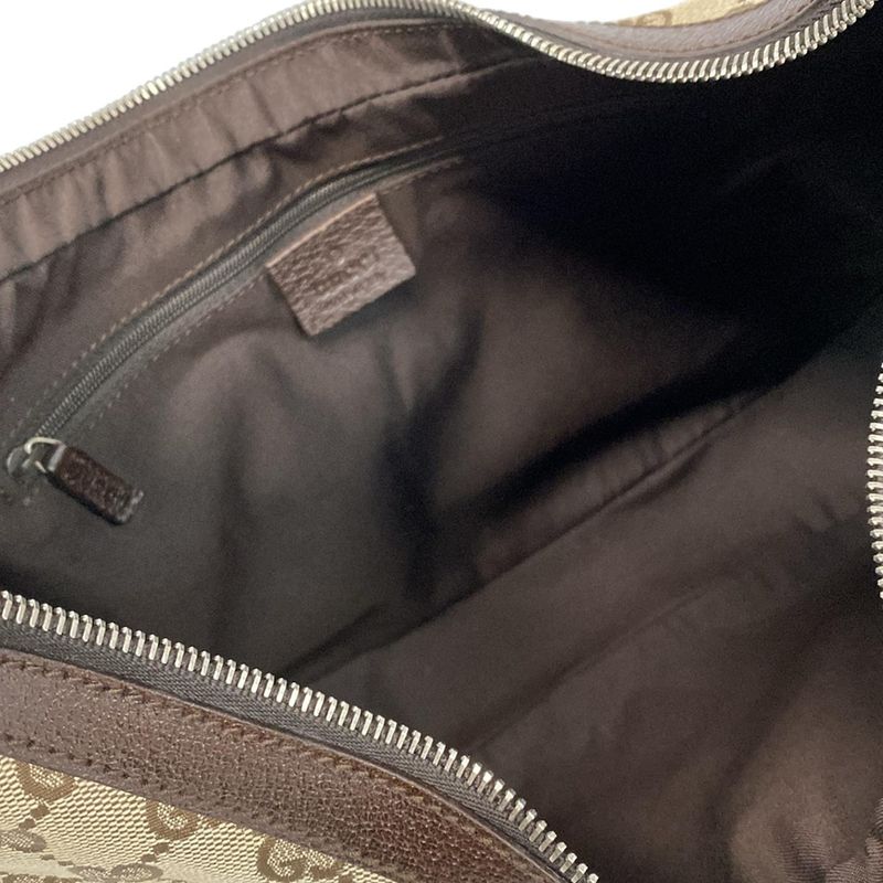 Gucci Shoulder Bag GG Pattern Sherry (Web) 145757 Beige X Dark Brown X Multi