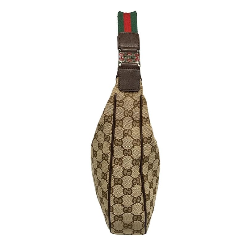 Gucci Shoulder Bag GG Pattern Sherry (Web) 145757 Beige X Dark Brown X Multi