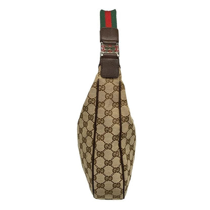 Gucci Shoulder Bag GG Pattern Sherry (Web) 145757 Beige X Dark Brown X Multi