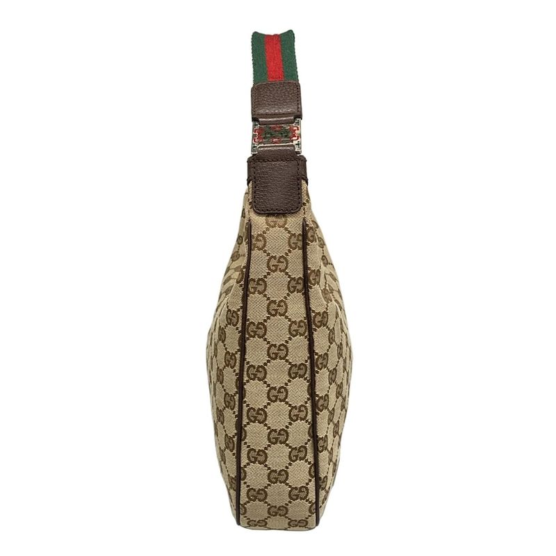 Gucci Shoulder Bag GG Pattern Sherry (Web) 145757 Beige X Dark Brown X Multi