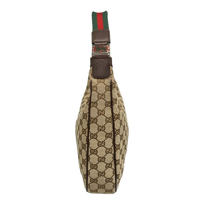 Gucci Shoulder Bag GG Pattern Sherry (Web) 145757 Beige X Dark Brown X Multi