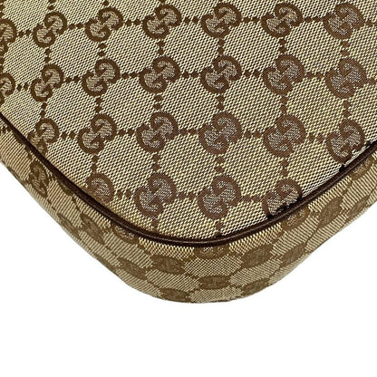 Gucci Shoulder Bag GG Pattern Sherry (Web) 145757 Beige X Dark Brown X Multi