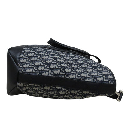 Dior Oblique Jacquard Voyage 2way Tote Bag Navy Black Men's Used