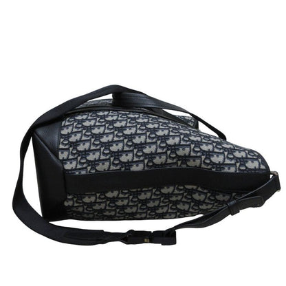 Dior Oblique Jacquard Voyage 2way Tote Bag Navy Black Men's Used