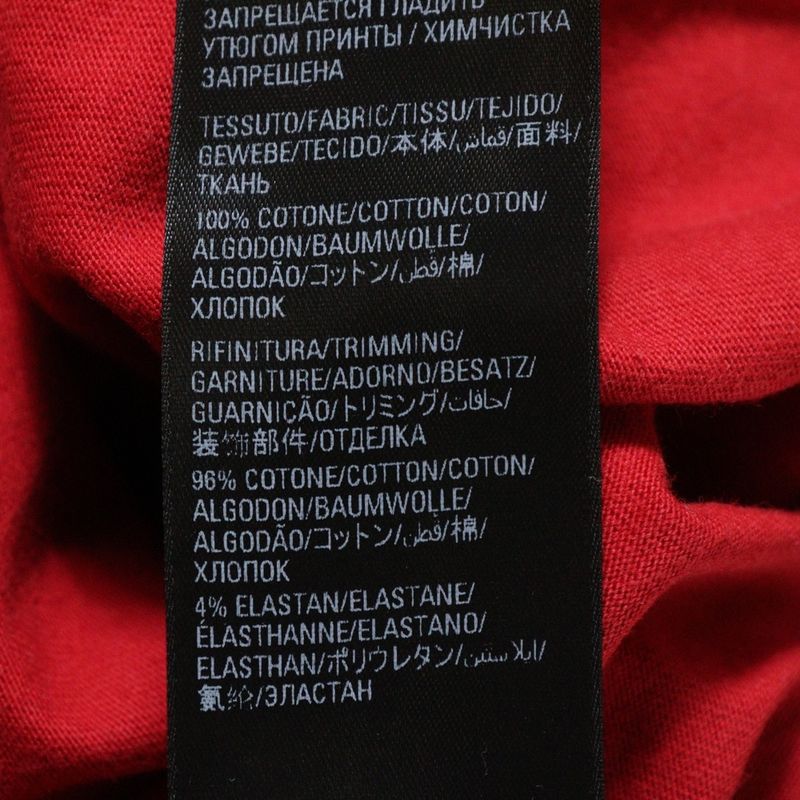 Balenciaga 23SS × Adidas Logo Print Oversized Short Sleeve T-shirt Red 712398
