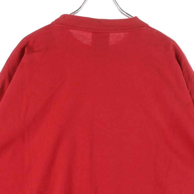 Balenciaga 23SS × Adidas Logo Print Oversized Short Sleeve T-shirt Red 712398
