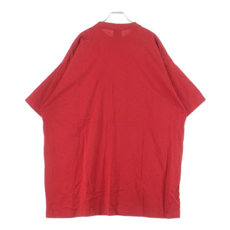 Balenciaga 23SS × Adidas Logo Print Oversized Short Sleeve T-shirt Red 712398