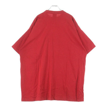 Balenciaga 23SS × Adidas Logo Print Oversized Short Sleeve T-shirt Red 712398