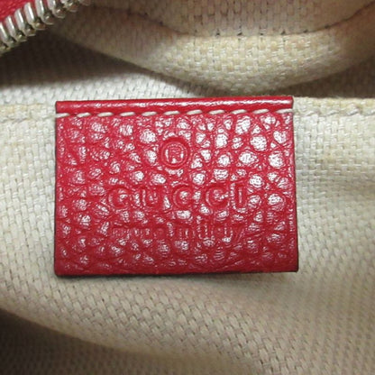 Gucci Soho Leather Camera Bag Shoulder Bag 308364 Red Ladies Used