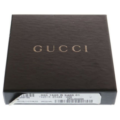 Guccissima Coin Case Black Canvas 74251 Black Hardware