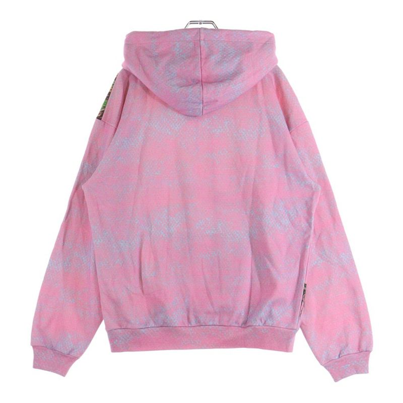 Celine AVE 57 SKY All Over Pattern Sweatshirt Pullover Parka Pink 2y85b670q