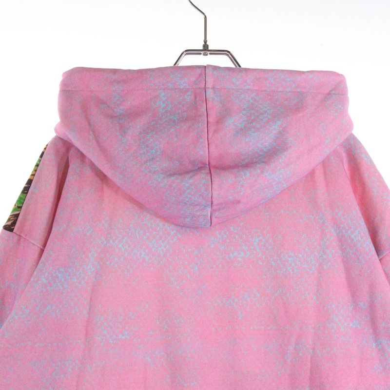 Celine AVE 57 SKY All Over Pattern Sweatshirt Pullover Parka Pink 2y85b670q