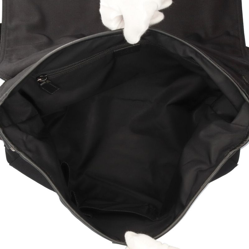 Gucci Sherry Shoulder Bag Canvas 246067 Black Men's Gucci Used Gucci