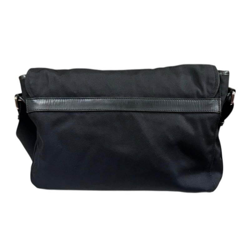 Gucci Sherry Shoulder Bag Canvas 246067 Black Men's Gucci Used Gucci