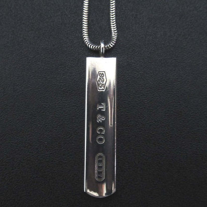 Tiffany & Co Tiffany & Co 1837 Narrow Bar Necklace Pendant 925sv Silver Ladies