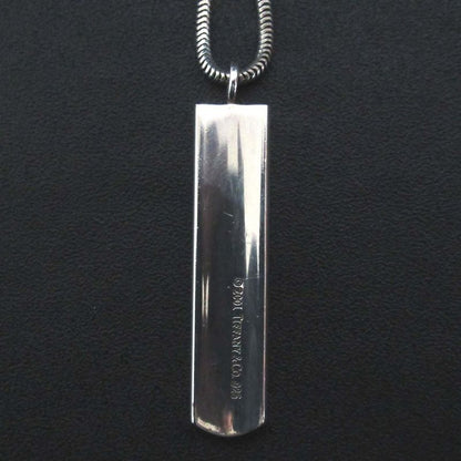 Tiffany & Co Tiffany & Co 1837 Narrow Bar Necklace Pendant 925sv Silver Ladies