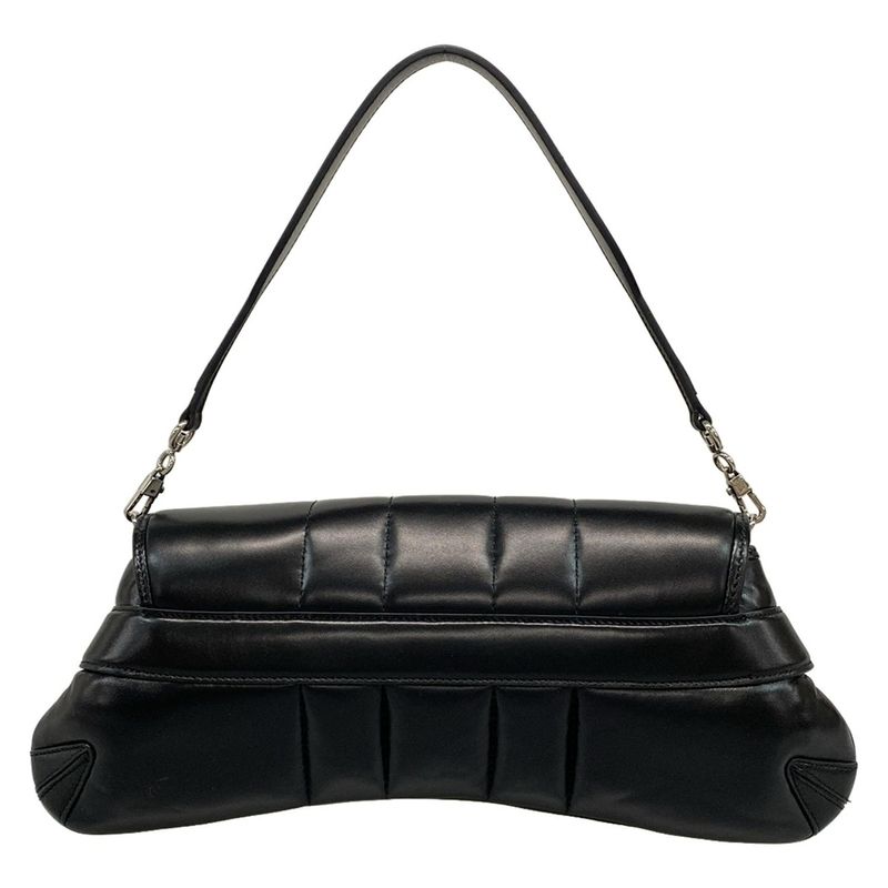 Gucci Shoulder Bag Horsebit Chain Medium Shoulder Bag 764255 Black Detachable